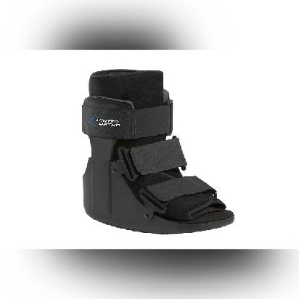 Black Walking Boot